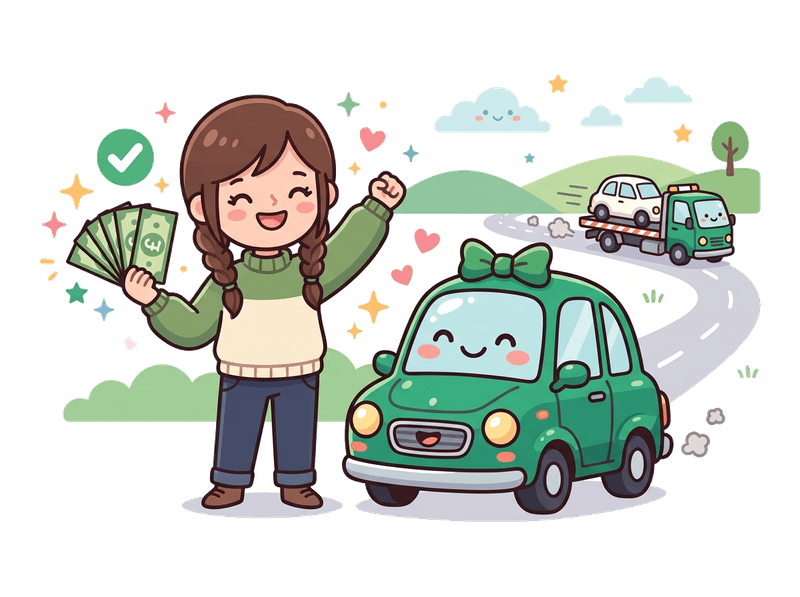 Step 4: Get Paid — Bank transfer on collection in Catford & Hither Green. No waiting, no chasing. The money is yours before we drive away with your old car.